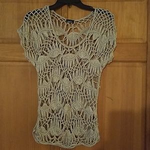 Womens super adorable crochet top